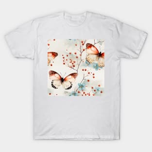 Butterflies Watercolor 1 - Buckeye T-Shirt